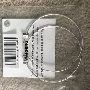 Silver Hoops